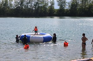 Wassergaudi am Kiesschacht