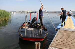 Gemeinsame &Uuml;bung am Stausee