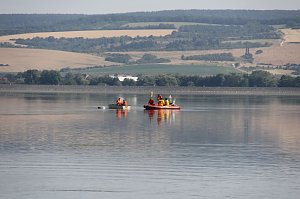 Gemeinsame &Uuml;bung am Stausee