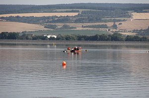 Gemeinsame &Uuml;bung am Stausee