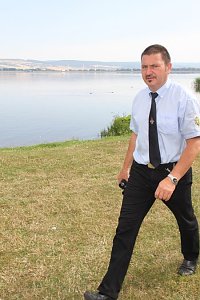 Gemeinsame &Uuml;bung am Stausee