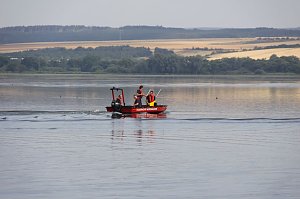 Gemeinsame &Uuml;bung am Stausee