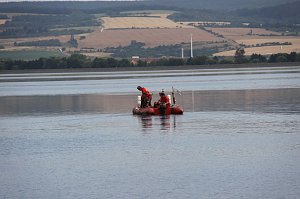 Gemeinsame &Uuml;bung am Stausee
