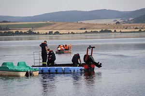 Gemeinsame &Uuml;bung am Stausee