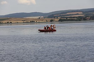 Gemeinsame &Uuml;bung am Stausee