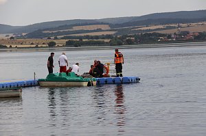 Gemeinsame &Uuml;bung am Stausee