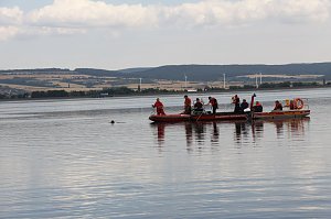 Gemeinsame &Uuml;bung am Stausee
