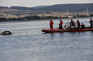 Gemeinsame &Uuml;bung am Stausee