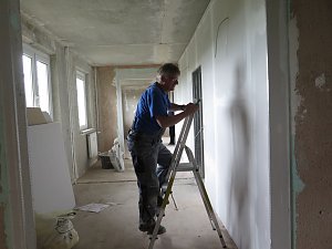 Seniorenwohnen am Aueblick: Trockenausbau im 4. OG