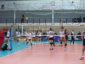 Volleyball in der Wiedigsburghalle