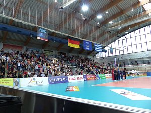 Volleyball in der Wiedigsburghalle