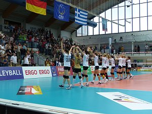 Volleyball in der Wiedigsburghalle
