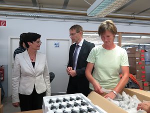 Christine Lieberknecht auf Tour bei Norsystec
