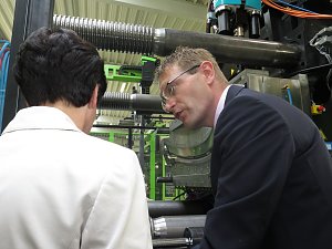 Christine Lieberknecht auf Tour bei Norsystec