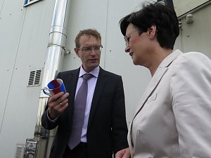 Christine Lieberknecht auf Tour bei Norsystec