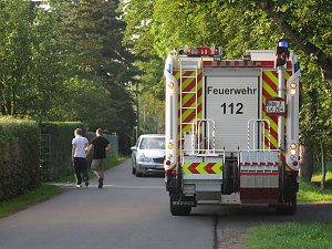 Feuer am Damm