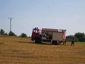 Feld brannte