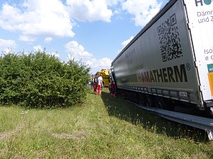 Bergung in der Auffahrt