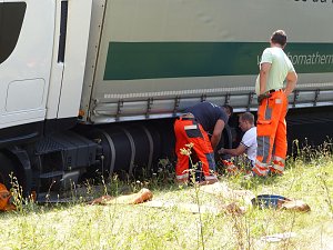 Bergung in der Auffahrt
