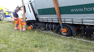 Bergung in der Auffahrt