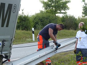 Bergung in der Auffahrt