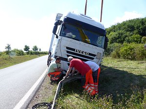 Bergung in der Auffahrt