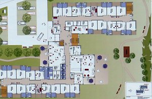 Grundriss einer Etage