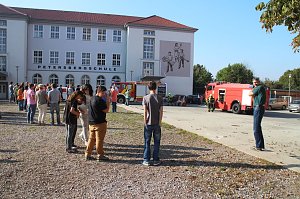 &Uuml;bungseinsatz auf dem Petersberg