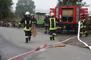 Katastrophenschutz &uuml;bte den Ernstfall