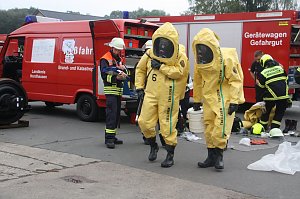 Katastrophenschutz &uuml;bte den Ernstfall