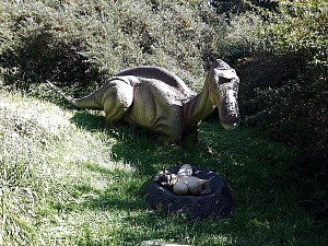 Dinosaurier auf R&uuml;gen