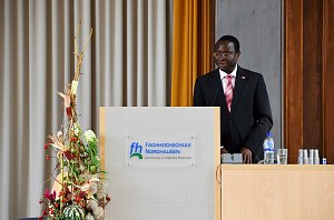 Auftaktveranstaltung zur Interkulturellen Woche 2014 im Audimax der Fachhochschule Nordhausen