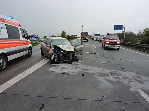 Unfall auf der A 38