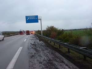 Unfall auf der A 38 