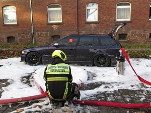 Auto brannte aus