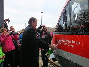 Taufe am Ellricher Bahnhof