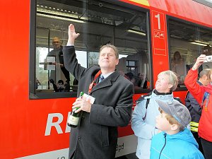 Taufe am Ellricher Bahnhof