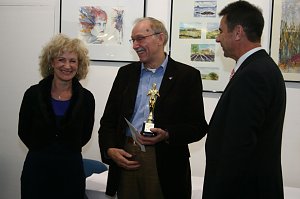 Mit 73 Jahren der &Auml;lteste unter den Geehrten: der Deutsche Meister im Bogenschie&szlig;en &Uuml; 65 Siegfried Wolf aus S&uuml;lzhayn