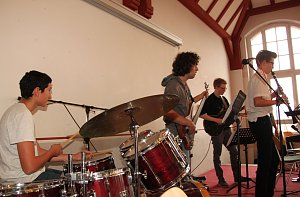 Besondere Atmosph&auml;re in der Aula des Herder-Gymnasiums