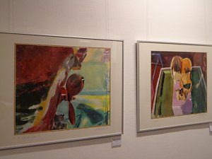 Vernissage zur Ausstellung von J&uuml;rgen Rennebach in der Kreissparkasse Nordhausen war gut besucht