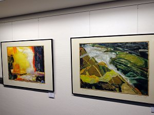 Vernissage zur Ausstellung von J&uuml;rgen Rennebach in der Kreissparkasse Nordhausen war gut besucht
