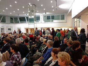 Vernissage zur Ausstellung von J&uuml;rgen Rennebach in der Kreissparkasse Nordhausen war gut besucht