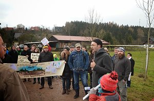 Protest gegen Probebohrungen