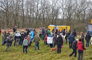 Protest gegen Probebohrungen