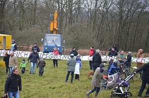 Protest gegen Probebohrungen