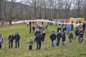 Protest gegen Probebohrungen