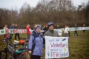 Protest gegen Probebohrungen