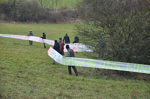 Protest gegen Probebohrungen