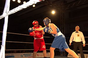 Boxnacht in der Ballspielhalle in Nordhausen