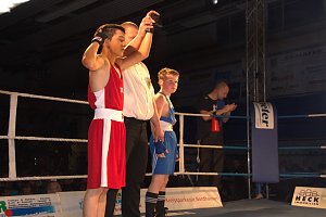 Boxnacht in der Ballspielhalle in Nordhausen
